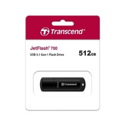 Transcend 512GB JetFlash 700 USB 3.1 Pen Drive Black