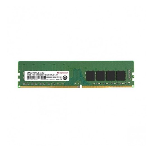 Transcend JetRam 32GB DDR4 3200MHz U-DIMM Desktop RAM