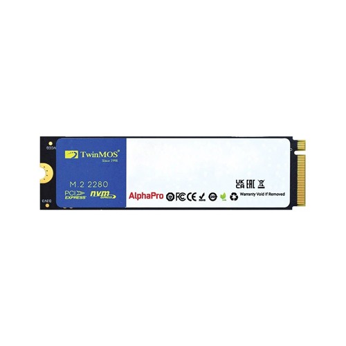 Twinmos AlphaPro 512GB M.2 2280 PCIe 3.0 x4 NVMe Internal SSD Twinmos AlphaPro 512GB M.2 2280 PCIe 3.0 x4 NVMe Internal SSD