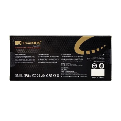 Twinmos Thunder GX 8GB DDR4 3200MHz U-DIMM Black Desktop RAM
