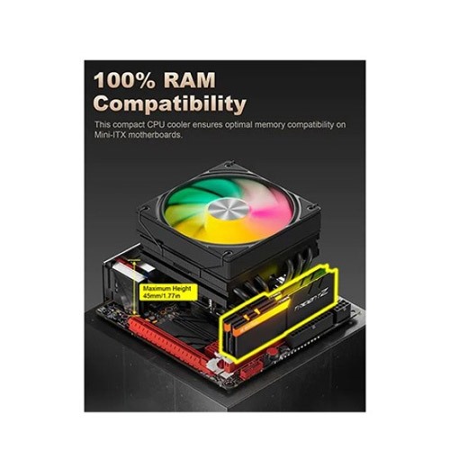 UpHere H85KC6 ARGB CPU Air Cooler (Black)