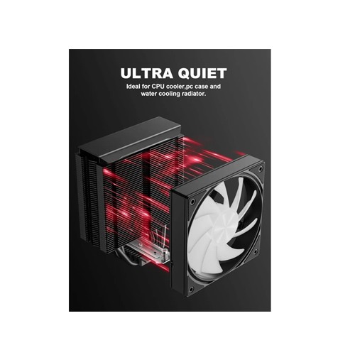 UpHere U3KC1 120mm ARGB Casing Fan (Black)