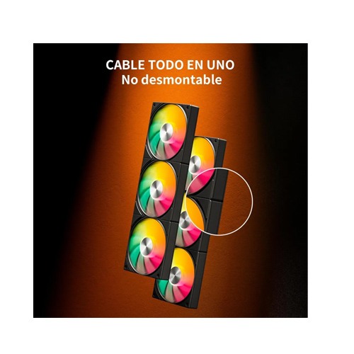 UpHere U3KC3 360mm Single Frame ARGB Fan