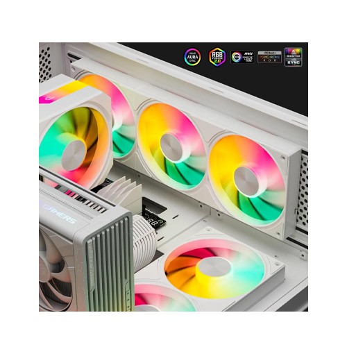 UpHere U3TC3 ARGB All-in-One Casing Fan (White)