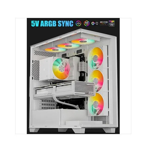 UpHere UE2TC6 ARGB CPU Air Cooler - White