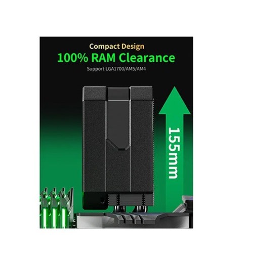 UpHere UP1K4 CPU Air Cooler Black