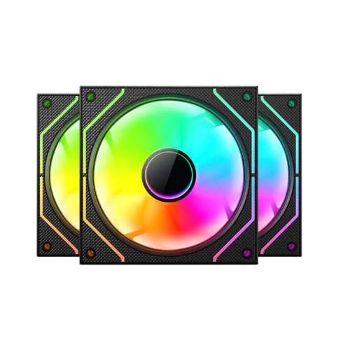Value-Top CR10-1236ARGB 12CM Infinite Mirror ARGB Fan Kit (Black Color)