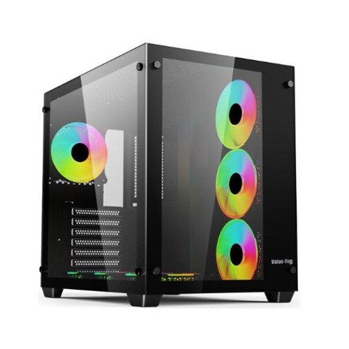 Value-Top VT-V3 Mid Tower ATX Gaming Casing with 7 ARGB Fan Value-Top VT-V3 Mid Tower ATX Gaming Casing with 7 ARGB Fan