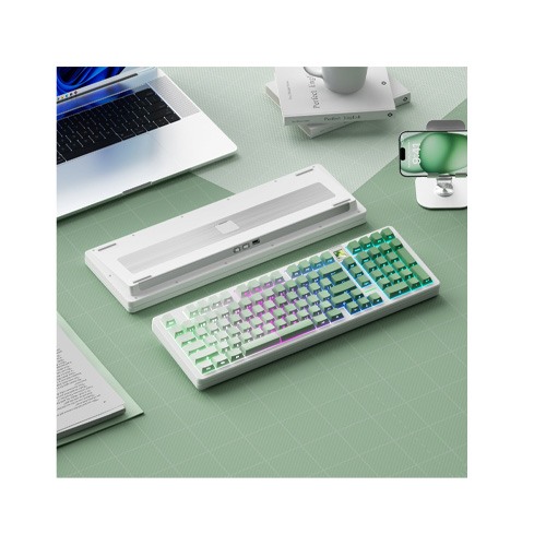 Weikav Wk102 Mechanical Wireless Tri Mode Hot Swap With Screen Esport Gameing Keyboard