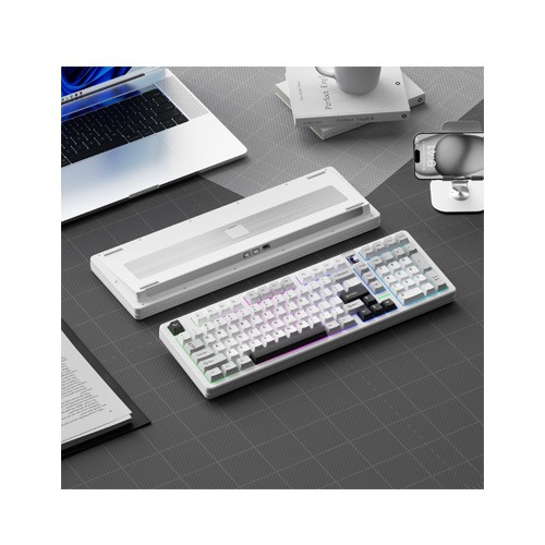 Weikav Wk102 Mechanical Wireless Tri Mode Hot Swap With Screen Esport Gameing Keyboard