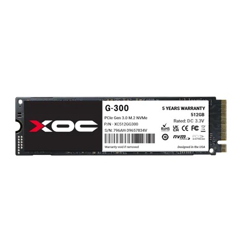 XOC G300 512GB PCIe 3.0 NVMe SSD