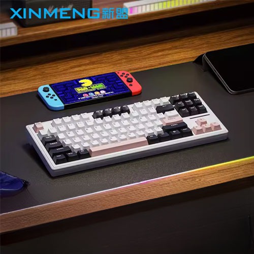 XINMENG M87 PRO Tri-Mode Wireless Gasket RGB Hot swappable Mechanical Keyboard XINMENG M87 PRO Tri-Mode Wireless Gasket RGB Hot swappable Mechanical Keyboard