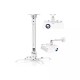 ZENO PDS08-65/W Adjustable Wall & Ceiling Projector Arm