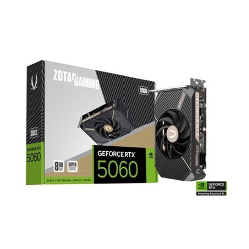 ZOTAC GAMING GeForce RTX 5060 SOLO 8GB GDDR7 GRAPHICS CARD