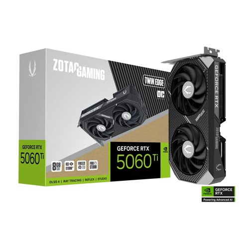 ZOTAC GAMING GeForce RTX 5060 Ti 8GB Twin Edge OC Graphics Card