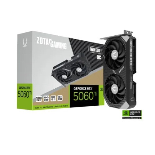 ZOTAC GAMING GeForce RTX 5060 Ti AMP 16GB GDDR7 Graphics Card