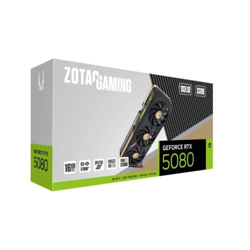 ZOTAC GAMING GeForce RTX 5080 SOLID CORE 16GB GDDR7 Graphics Card