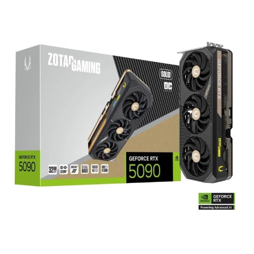 ZOTAC GAMING GeForce RTX 5090 SOLID OC 32GB GDDR7 Graphics Card