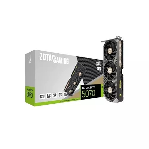 ZOTAC GAMING GeForce RTX 5070 SOLID 12GB GDDR7 Graphics Card ZOTAC GAMING GeForce RTX 5070 SOLID 12GB GDDR7 Graphics Card