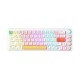 Zifriend AG68 67 Keys Hot-Swappable Rainbow Bcaklit Gasket Structure Gaming Mechanical Keyboard