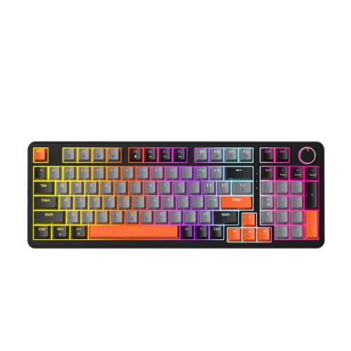 Zifriend AG98 97 Keys Hot-Swappable Rainbow Bcaklit Gasket Structure Gaming Mechanical Keyboard