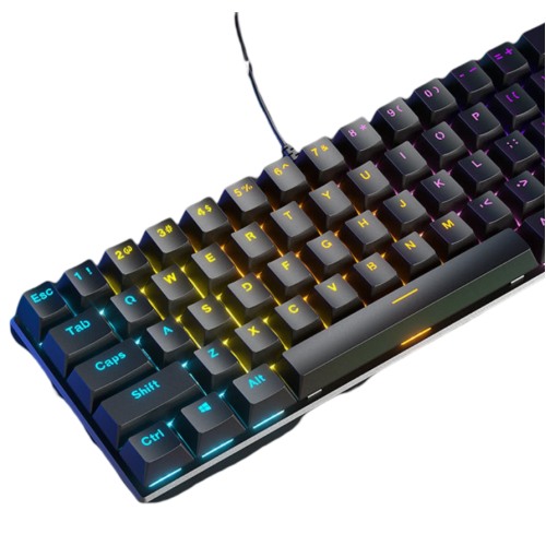 Zifriend BD61 61 keys Rainbow lighting Swappable Switch Mechanical keyboard