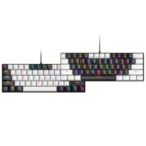 Zifriend BD61S 61Keys Red Blue Brown Switch RGB lighting Mechanical keyboard