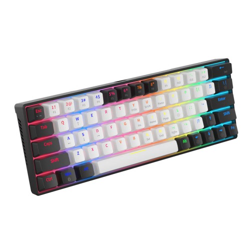 Zifriend KA646 60% 63 Keys Green Red Switch Wired Gaming Mechanical Keyboard