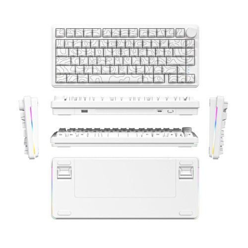 Zifriend RX75 PRO 75% Layout Wireless Gaming Mechanical Keyboard