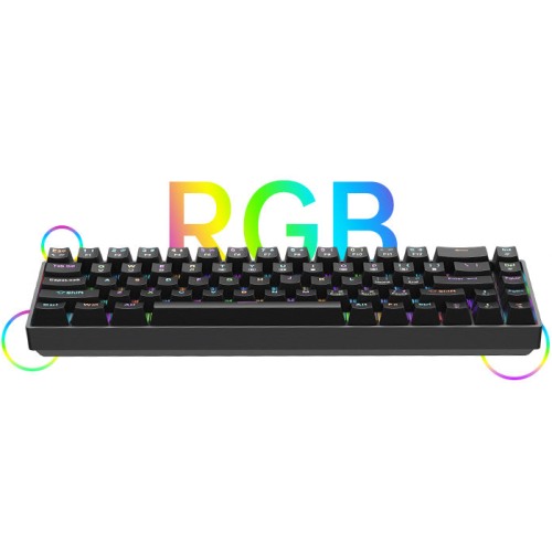 Zifriend TK68 68Keys RGB Mechanical Keyboard