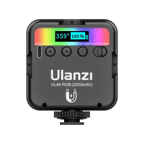 Ulanzi VL-49 RGB Rechargeable Mini Video Light