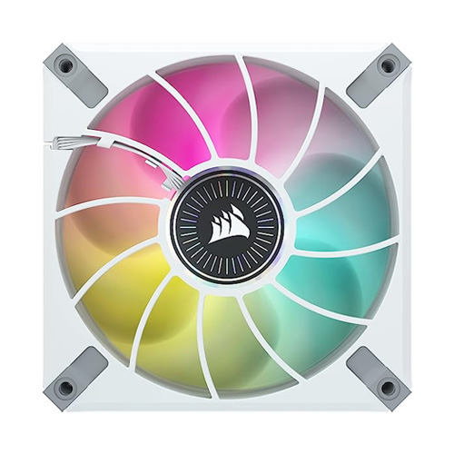 Corsair iCUE ML120 RGB ELITE Premium 120mm PWM Magnetic Levitation Fan (White)