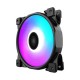 PCCOOLER Halo FGRB 3-in-1 Cooling Kit 120mm 4Pin PWM RGB Fan