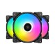 PCCOOLER Halo FGRB 3-in-1 Cooling Kit 120mm 4Pin PWM RGB Fan