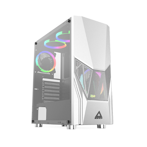 Montech Fighter 500 White ATX Mid Tower Gaming Case  