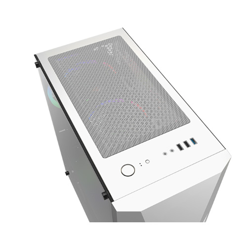 Montech Fighter 500 White ATX Mid Tower Gaming Case  