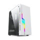 OVO JX188-7 White Mid Tower Gaming RGB Case