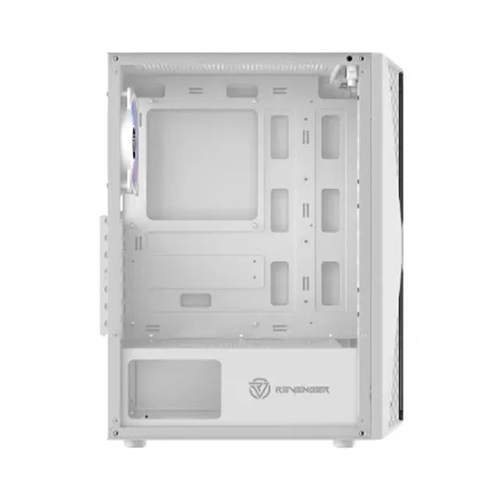 Revenger SHOCKWAVE Mid Tower ATX RGB Gaming Case (White)