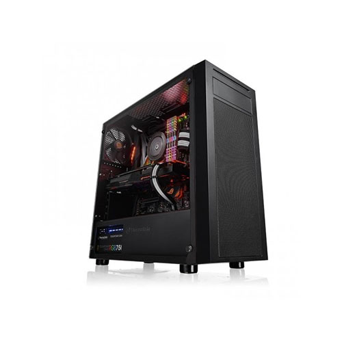 Thermaltake Versa J22 TG Mid Tower Chassis Black