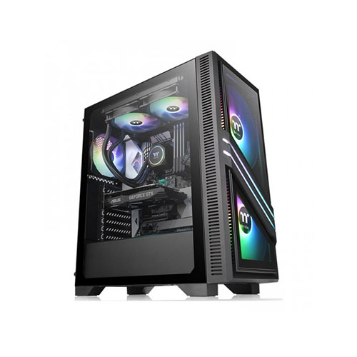 Thermaltake Versa T35 TG Window RGB Mid Tower Chassis Black