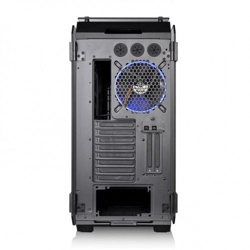 Thermaltake View 71 TG 4x Tempered Glass Side Window, Blue LED Full Tower Black Desktop Case