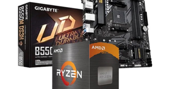 Gigabyte B550m Micro Atx Motherboard For Ryzen 5600x B550 Gigabyte