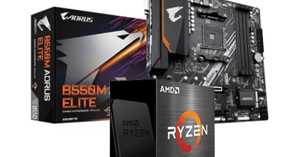 B450 Aorus Amd Ryzen 3600 Hardware Bundle Bundle AMD R5 3600-B450 AORUS  Elite V2-GeForce® GTX 1660