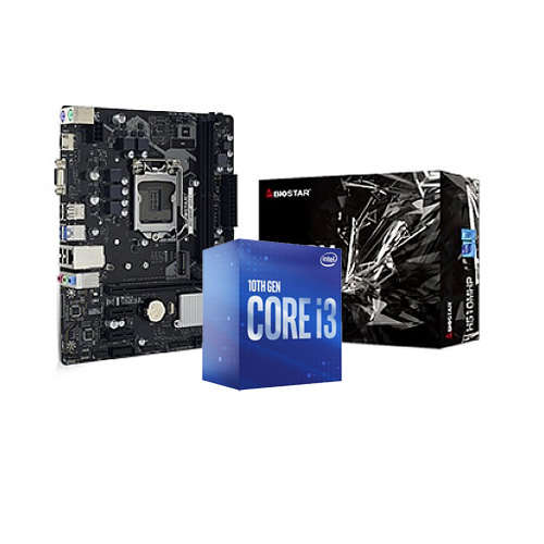 Biostar H510MHP Motherboard And Intel Core i3 10100F Processor