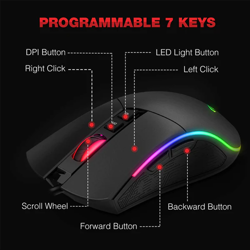 Havit KB389L Mechanical Gaming Keyboard And Mouse Combo