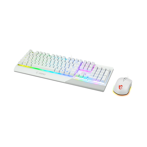 MSI Vigor GK30 White Combo Keyboard And Mouse