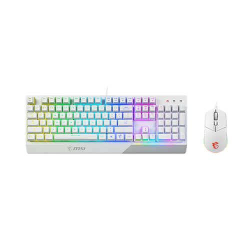 MSI Vigor GK30 White Combo Keyboard And Mouse