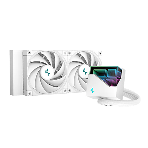 Deep Cool LT520 WH 240mm RGB High-Performance Liquid CPU Cooler