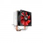 Value-Top CL2800 CPU COOLER with 8cm Black Frame + Red Blades Fan