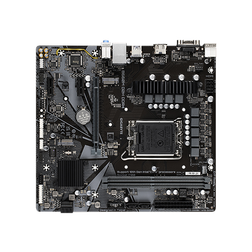 Gigabyte B660M D2H DDR4 12th Gen And 13th Gen Intel Motherboard